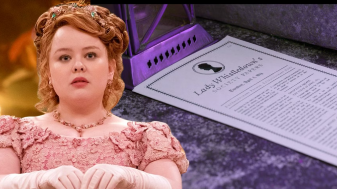 Bridgerton lady whistledown hand actor nicola coughlan