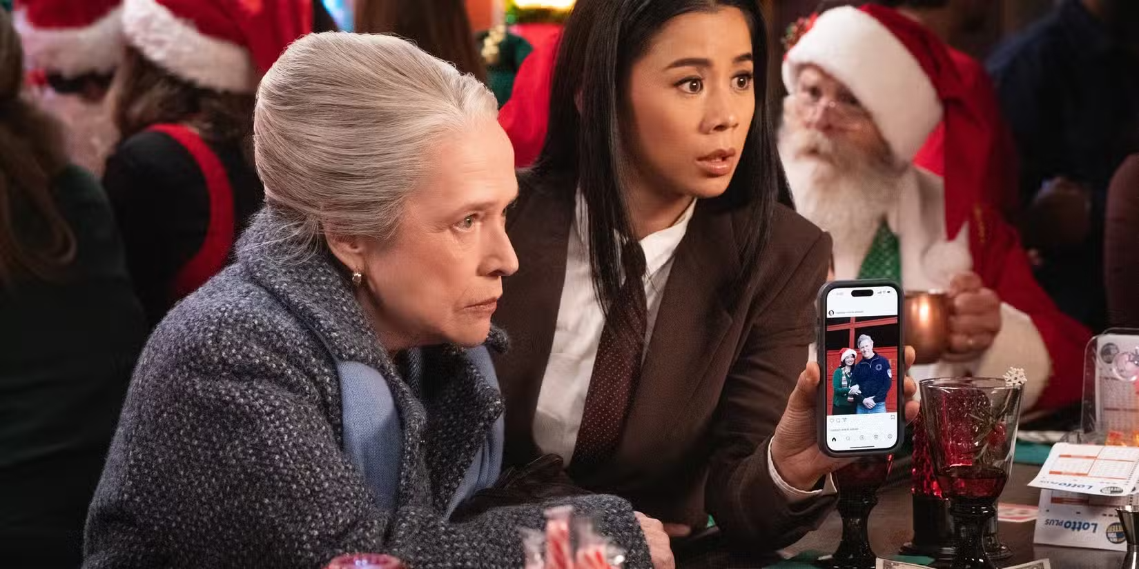 Kathy bates as madeline matlock and leah lewis as sarah in matlock
