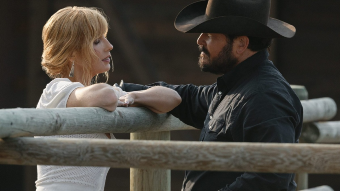 Luke grimes eyes marshals and dutton ranch crossover with kelly reilly