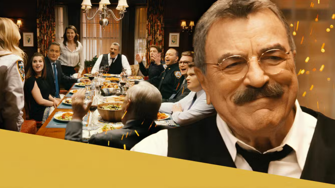 Nice shot of the reagan family dinner in the blue bloods finale