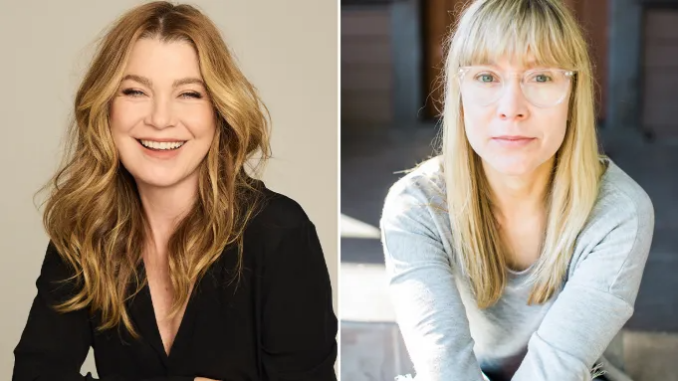 Ellen-Pompeo-and-Katie-Robbins Ellen Pompeo and Katie Robbins