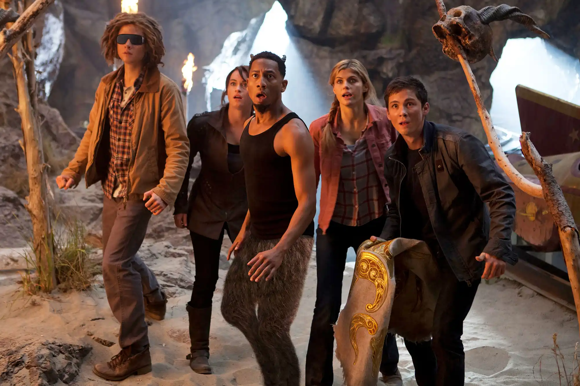 Percy Jackson Sea of Monsters Douglas Smith Leven Rambin Brandon T Jackson Alexandra Daddario Logan Lerman 060426 55adfbc4676d4b45af019a4159d728ea