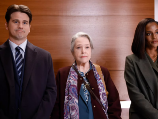 Jason ritter as julian kathy bates as madeline and skye marshall as olympia in matlock season
